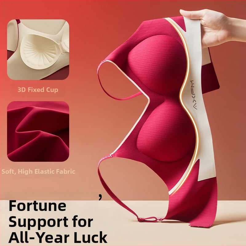 Bezšivni set grudnjaka, nježna podrška push-up, 3/4 čašica, Ice Silk tkanina, bez žice