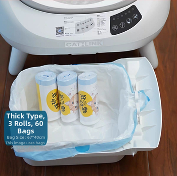 Debeli vrećice za otpad mačje toaletne kutije, kompatibilne s Catlink, 1 pakiranje, Pamper Intelligence