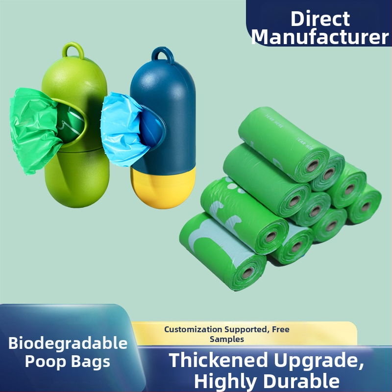 Biodegradovateľné vrecia na psie odpadky, veľké, zosilnené, parfumované, jednorázové, prispôsobiteľné, prenosné – LESI značka, 100% virgin plast, gravírový tlač, pôvod Xiamen Fujian, kód Xgd001