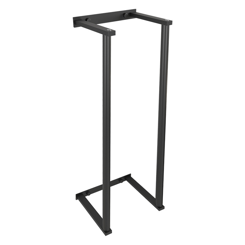 Nosač za ručnike od nehrđajućeg čelika - zidni, nosivost 10 kg, 1 sloj, perforiran, moderan minimalistički dizajn
