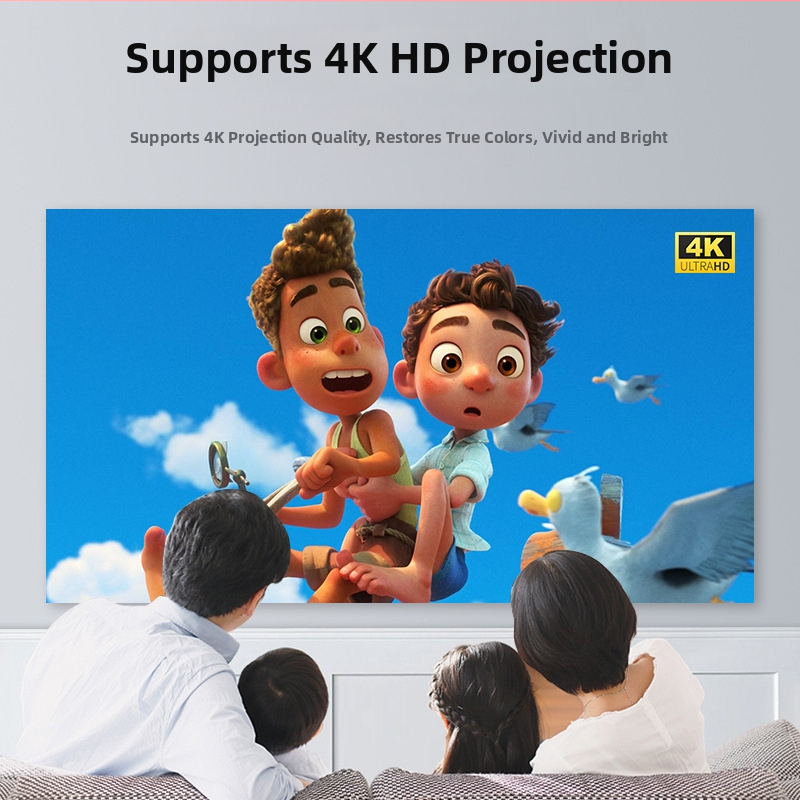 Сгъваем метален проекционен екран за домашна употреба, без дупки, HD