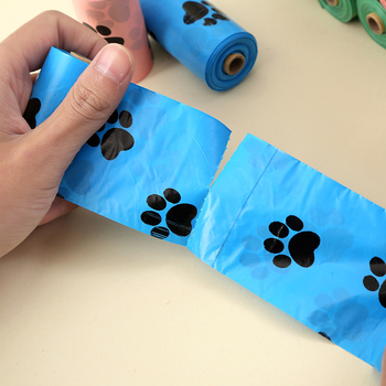 Kale pungi portabile pentru dejecțiile animalelor, pe role continue, groase, 12-24 role pe cutie