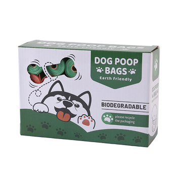 Kale pungi portabile pentru dejecțiile animalelor, pe role continue, groase, 12-24 role pe cutie