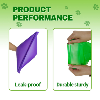 Pungi pentru gunoi de animale de companie, tip role, material biodegradabil pe bază de amidon, PE, ambalaj și imprimare personalizabile, origine: Nanjing