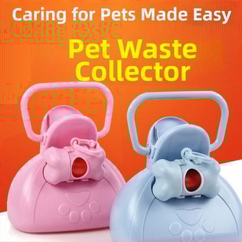 Plastična lopatica za pseće izmet sa vrećicom – čišćenje za vrijeme šetnje