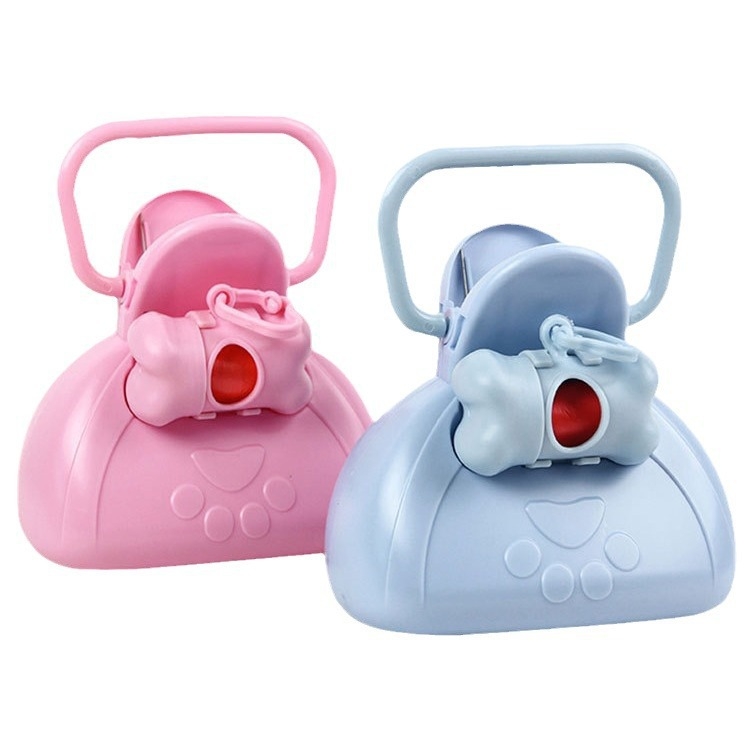 Plastična lopatica za pseće izmet sa vrećicom – čišćenje za vrijeme šetnje