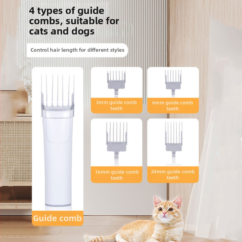 Višenamjenski električni trimer za kućne ljubimce s usisom, MAS-502, ABS, 120-220V, 300W (tri brzine)