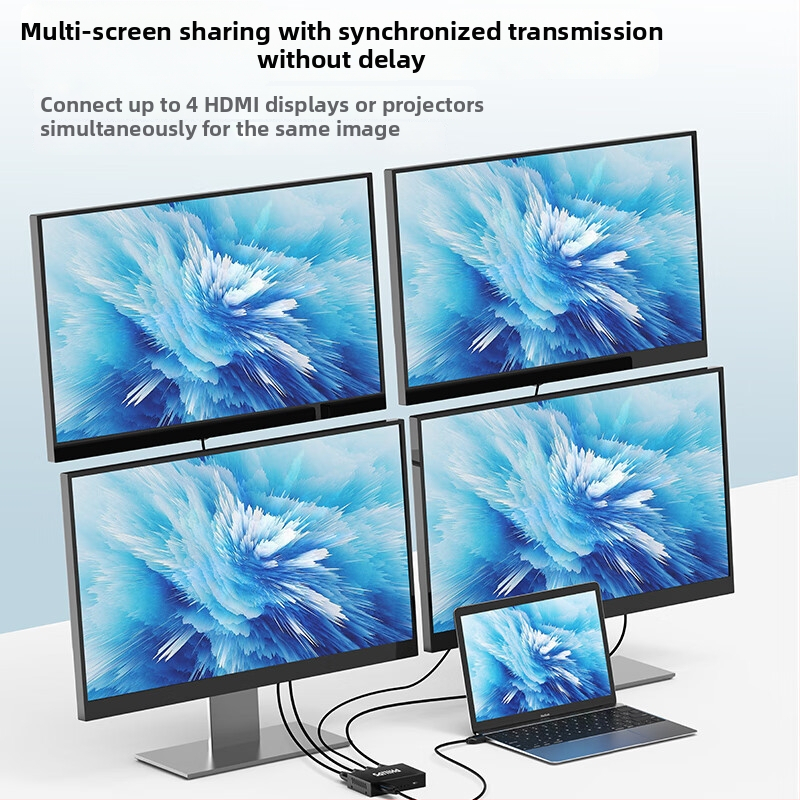 Philips HDMI 2.0 splitter, 1 ulaz, 4 izlaza, 4K60Hz HD video