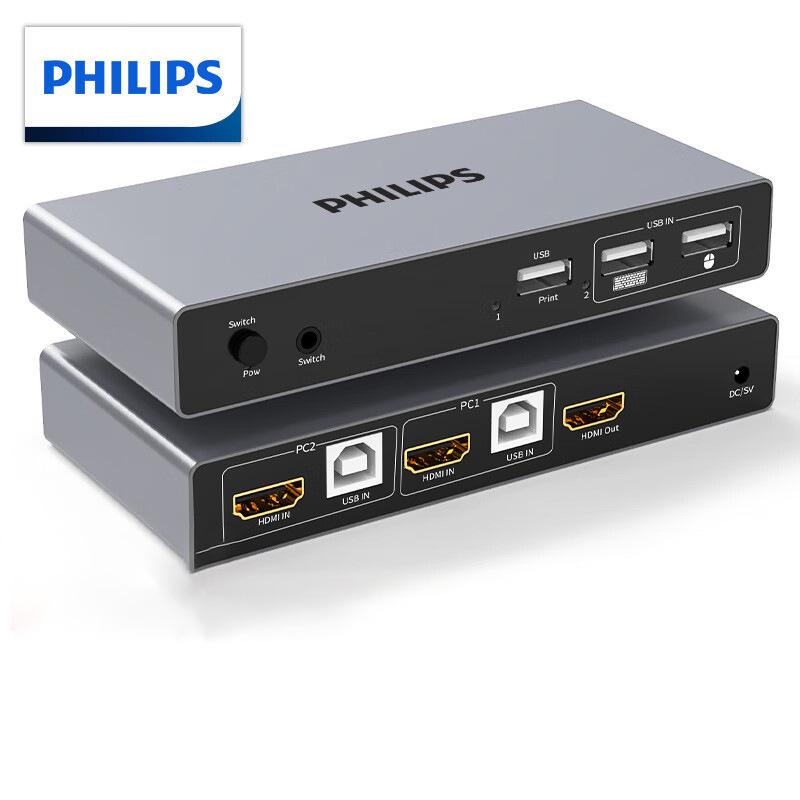 Philips HDMI 2.0 splitter, 1 ulaz, 4 izlaza, 4K60Hz HD video