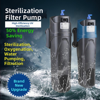 Podvodna filtr-pumpa s UV, model JUP-21-22-23-01, materijal: plastika