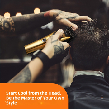 Mașină de tuns păr profesională pentru barbă – reîncărcabilă, baterie încorporată 1200–2000 mAh, lamă din oțel inoxidabil, zgomot 46–70 dB