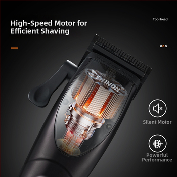 Mașină de tuns păr profesională pentru barbă – reîncărcabilă, baterie încorporată 1200–2000 mAh, lamă din oțel inoxidabil, zgomot 46–70 dB