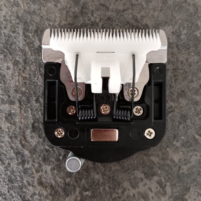 Električni klipper za pse 200W, petostupanjski prilagodljivi nož za rezanje, mahagonska glava, metalna konstrukcija, za njegu pasa