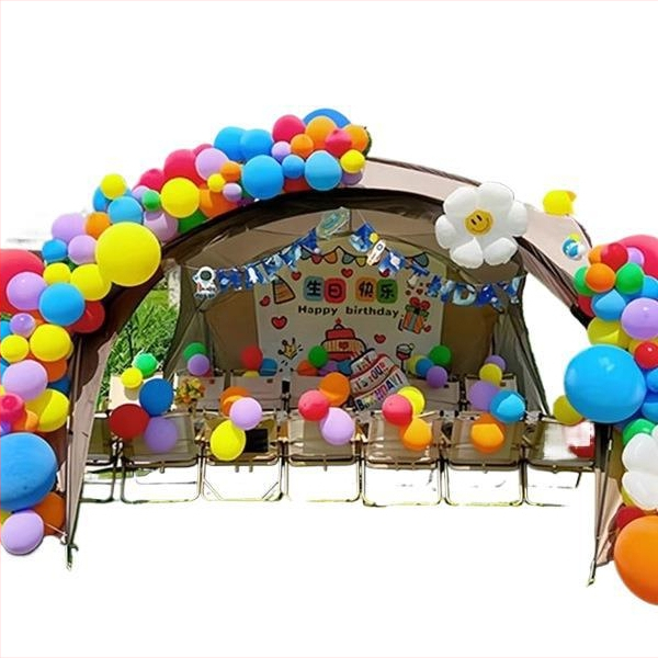 Lanac balona za vanjsku zabavu – piknik i rekviziti za fotografiju, univerzalni stil, marka Sound booth, materijal: svila cvijeća