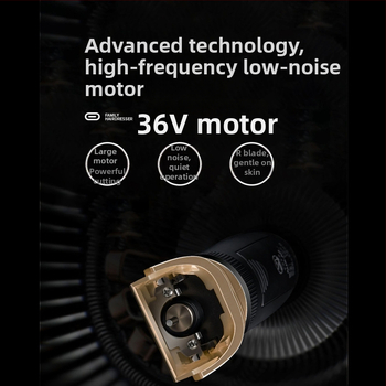 Električni klipper za pse – visokih performansi, 36V, kabelski