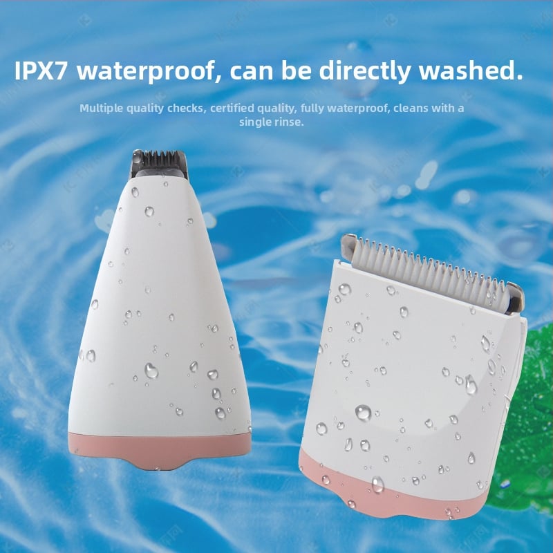 Set za podrezivanje kućnih ljubimaca 2 u 1 za mačke i pse, s zamjenjivim dvostrukim glavama za rezanje, oštrice od keramike i nehrđajućeg čelika, brzo USB-C punjenje 5V 1A.