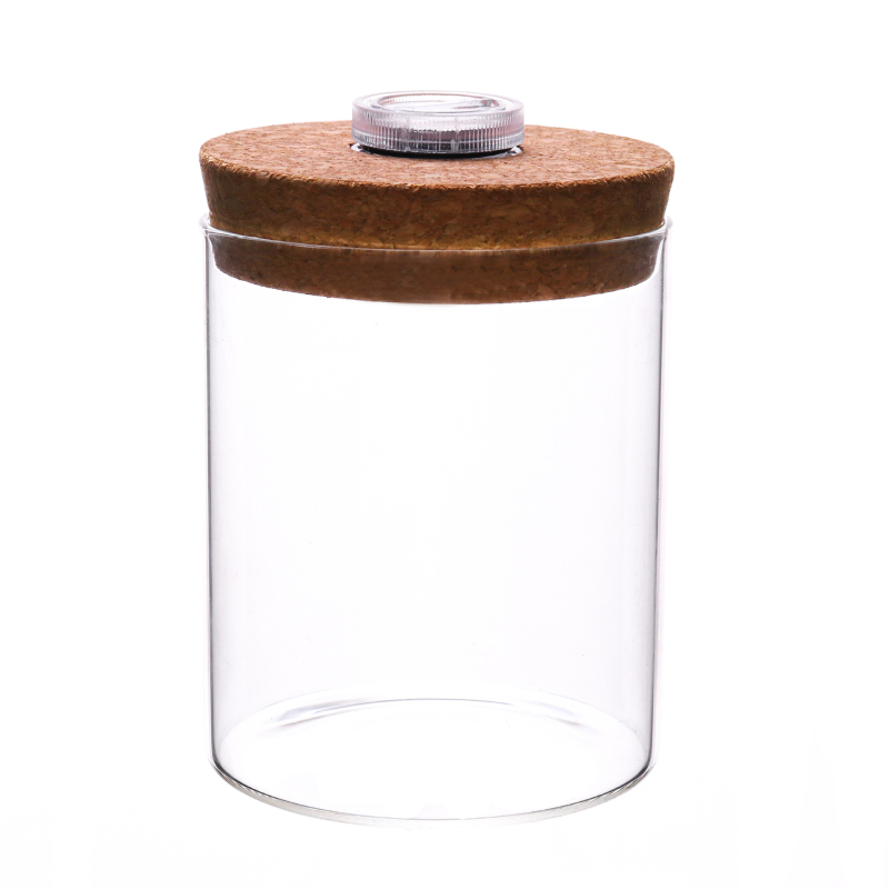 LeVana γυάλινο οικολογικό μπουκάλι για DIY μικροτοπία με βρύα – γυάλι HIGH αντοχής (borosilikát), συσκευασία από χαρτόνι, κατάλληλο για επιτραπέζιο προβολή, δώρο