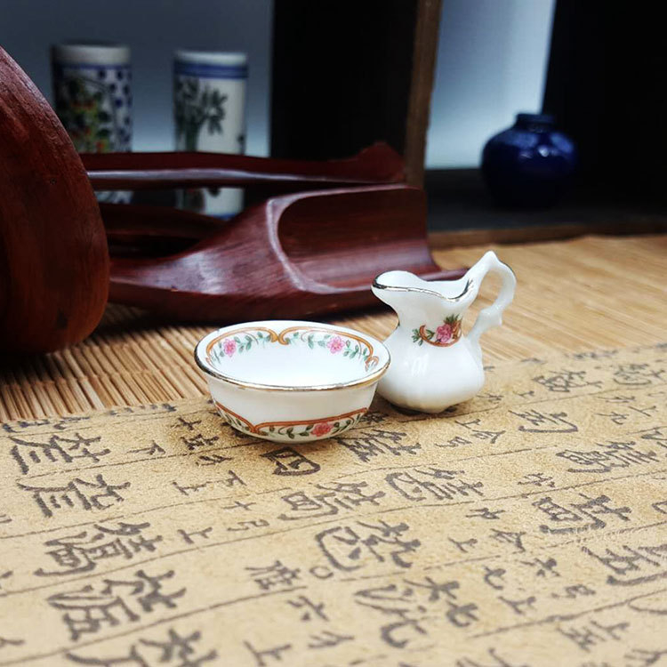 Μίνι κεραμικό γλαστράκι για φιάλη με μικρό τοπίο (Κεραμικό • Pocket story • Συσκευασία PP σακούλα • Τοποθέτηση • Εισαγωγή: Όχι)