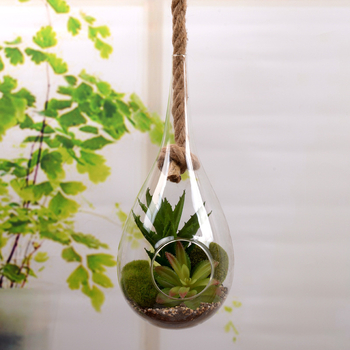 Viseća staklena vaza, staklo visokog borosilikatnog sadržaja, Chuangmei, moderni minimalistički stil