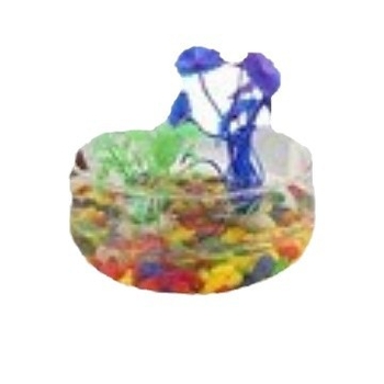 Βάζο γυαλί με σχήμα μπολ για μικρο-τοπία, υδροπονικό terrarium με βρύα, από γυαλί υψηλής αντοχής, διακοσμητικό για το σπίτι.