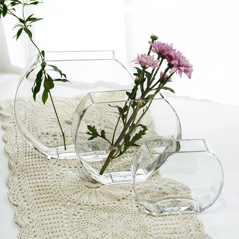 Βάζο – Διαφανές επίπεδο γυάλινο βάζο για μικροτοπία με άμμο – Υλικό: κοινό γυαλί; Μάρκα: BBGLASS; Συσκευασία: Χαρτόνι; Τοποθέτηση: σε επιφάνεια τραπεζιού