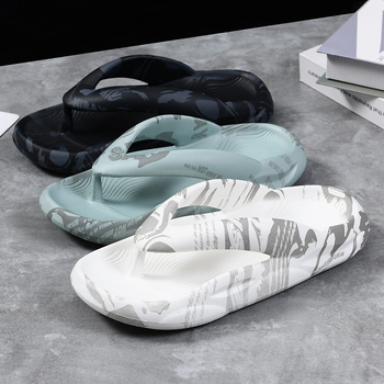 Muške EVA japanke, otvoreni prst, kamuflažni uzorak, protuklizna debela potplata, injekcijska konstrukcija potplata