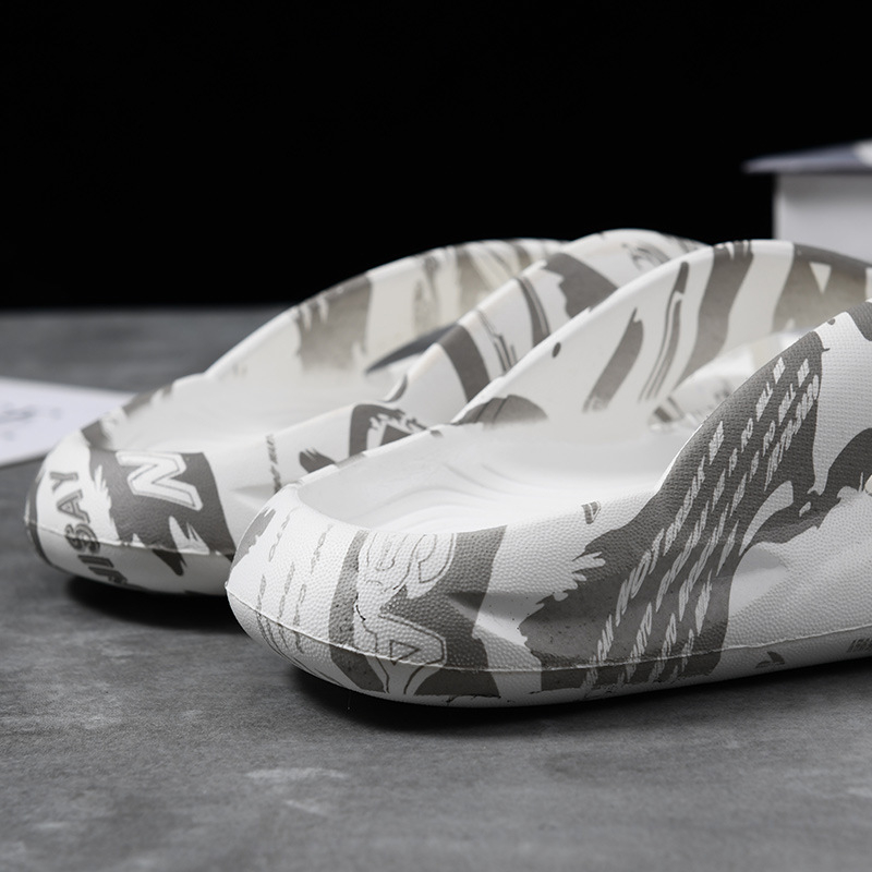 Muške EVA japanke, otvoreni prst, kamuflažni uzorak, protuklizna debela potplata, injekcijska konstrukcija potplata