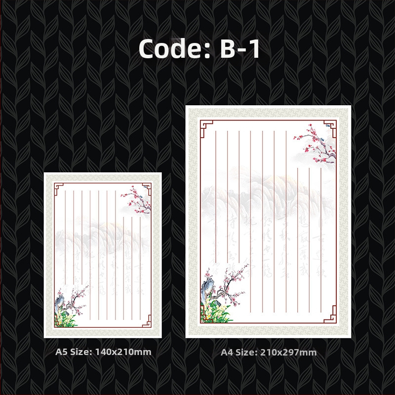 Písací papier s pozlátením, hrubší, západný štýl kancelárie, offsetový papier Grade A 100 g, logo tlačené