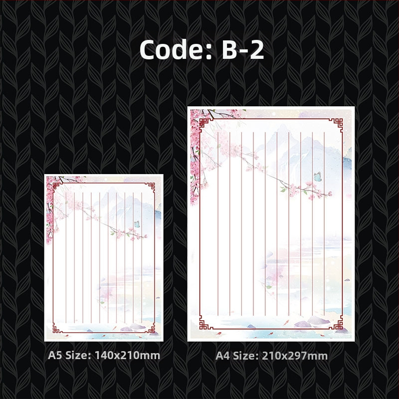 Písací papier s pozlátením, hrubší, západný štýl kancelárie, offsetový papier Grade A 100 g, logo tlačené