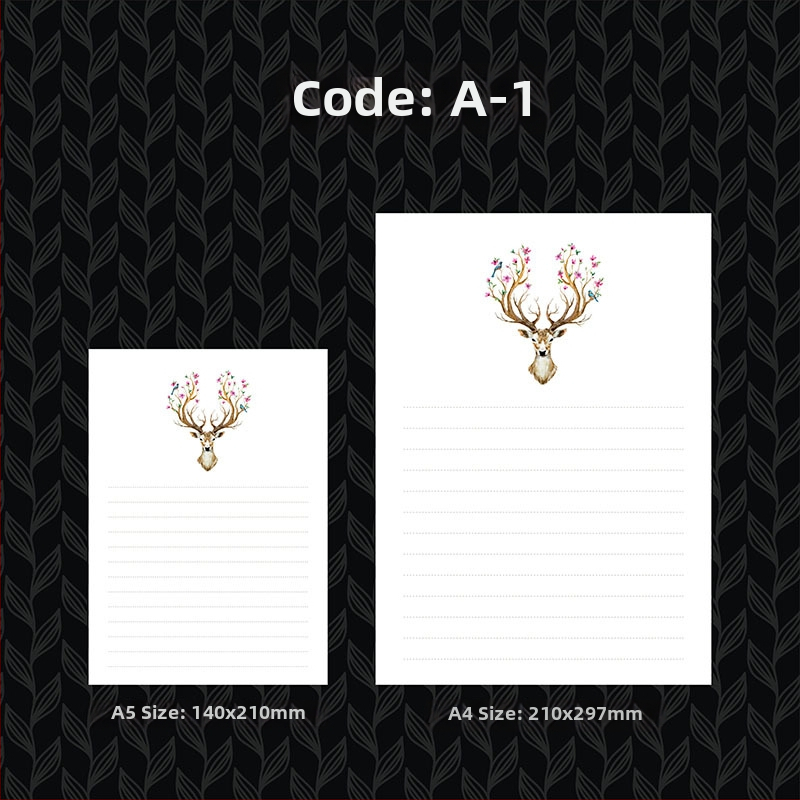 Písací papier s pozlátením, hrubší, západný štýl kancelárie, offsetový papier Grade A 100 g, logo tlačené