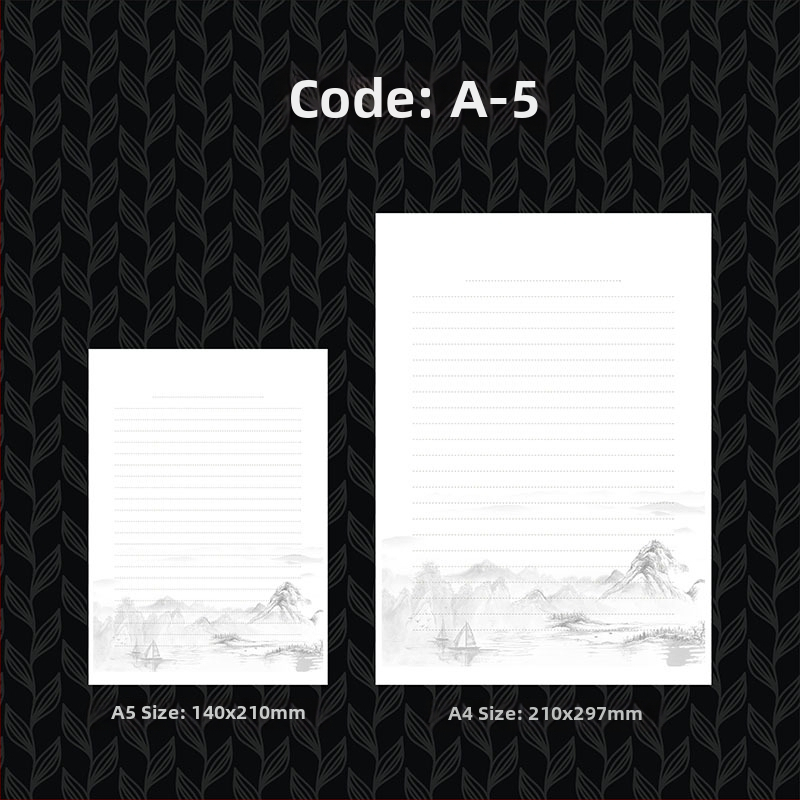 Písací papier s pozlátením, hrubší, západný štýl kancelárie, offsetový papier Grade A 100 g, logo tlačené