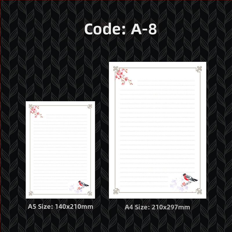 Písací papier s pozlátením, hrubší, západný štýl kancelárie, offsetový papier Grade A 100 g, logo tlačené