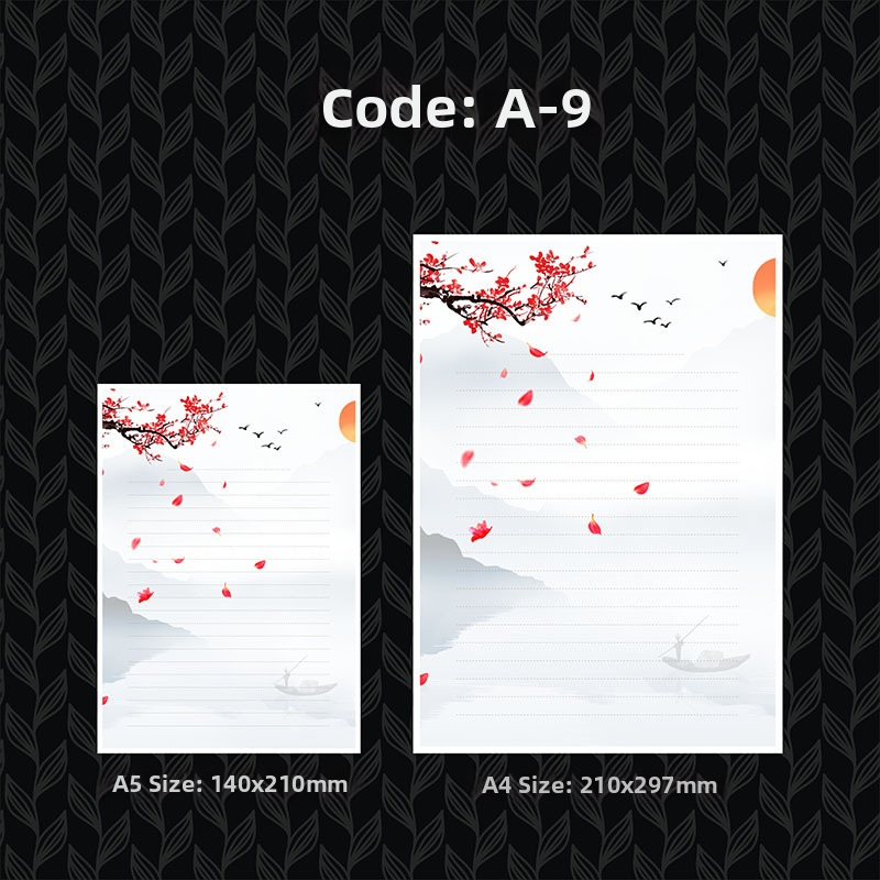 Písací papier s pozlátením, hrubší, západný štýl kancelárie, offsetový papier Grade A 100 g, logo tlačené