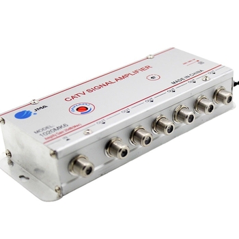 Kablovni TV pojačalo i 1:2 analogni razdjelnik za zemaljske signale (analogno-digitalni, dvodijelna distribucija)