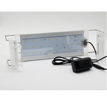 Аквариумна светлина, LED лампа със щипка, 12–27W, 0,6 кг, за морска вода и водни растения