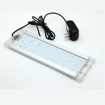 Аквариумна светлина, LED лампа със щипка, 12–27W, 0,6 кг, за морска вода и водни растения