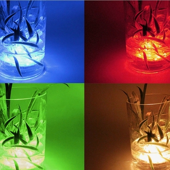HXKW 24-tipkovni daljinski panel za podvodno osvjetljenje RGB LED, vodootporno, 5W, 380g, za akvarije