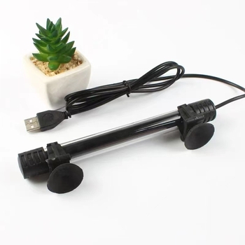 USB LED лампа за аквариум – водоустойчива, 1.5W, модел T4-20LED, PVC и стъкло