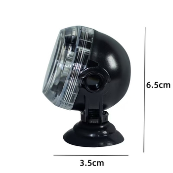 LED прожектор за аквариум — водоустойчив, седемцветна промяна на светлината, USB захранване, 1W, PC корпус