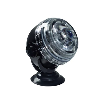 LED прожектор за аквариум — водоустойчив, седемцветна промяна на светлината, USB захранване, 1W, PC корпус