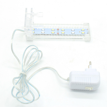 Аквариумна LED клип лампа – стъклена, клип-лампа за аквариуми и водни растения, 4W/6W/7W/10W, 300 г