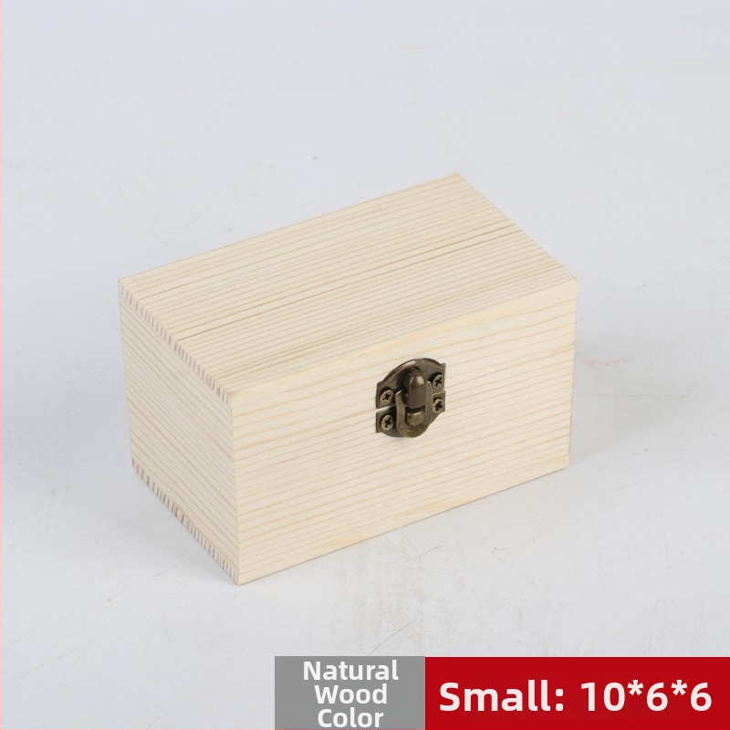 Drvena stolna kutija za pohranu s preklopnim poklopcem i zatvaračem – japanski stil, jednobojni dizajn, s više pretinca za nakit, kozmetiku, čaj i eterična ulja