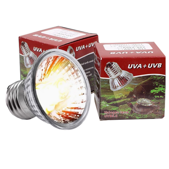 Youlite стъклена UVA отоплителна лампа за аквариуми и костенурки, халогенна UV лампа 50W, 55 г, CE/FCC сертифицирана