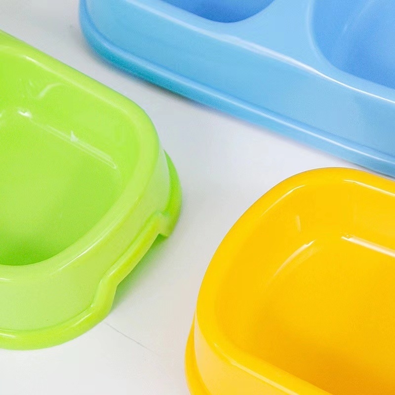 Posude za hranjenje kućnih ljubimaca, dvostruke plastične posude za piće i hranu, automatsko hranjenje, marka Duogepet