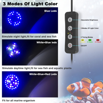 Lampa za koraljsku greben za akvarij, 30W, aluminijska legura LED osvjetljenje – Creator