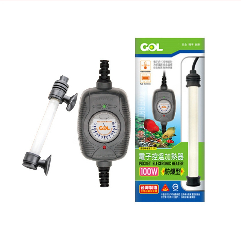 Kúrenie pre korytnačky s konštantnou teplotou, kvarcové sklo, 25–500 W, 1 kg, značka Taiwan GOL