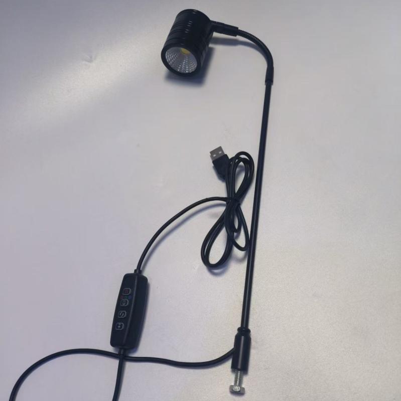 LED ploča svjetla s USB tajmingom i podešavanjem svjetline, podesivim kutem za pejzažno osvjetljenje i rast biljaka (5W, aluminijska legura, 1 kg)