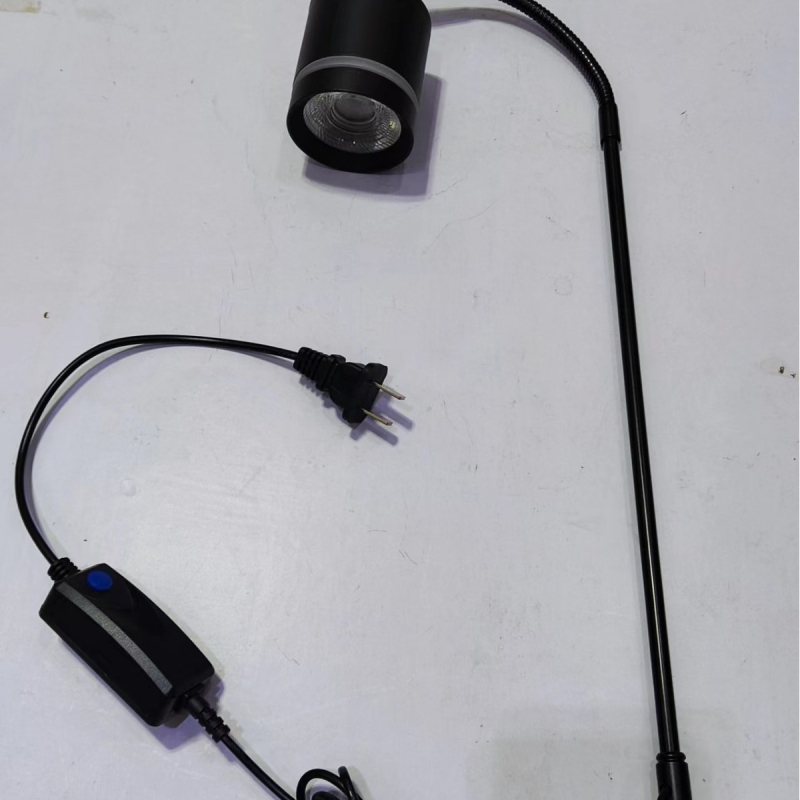 Аквариумна лампа за отглеждане на растения с регулируем ъгъл, COB пълен спектър, алуминиева корпус, 7W/10W, 0,5 кг