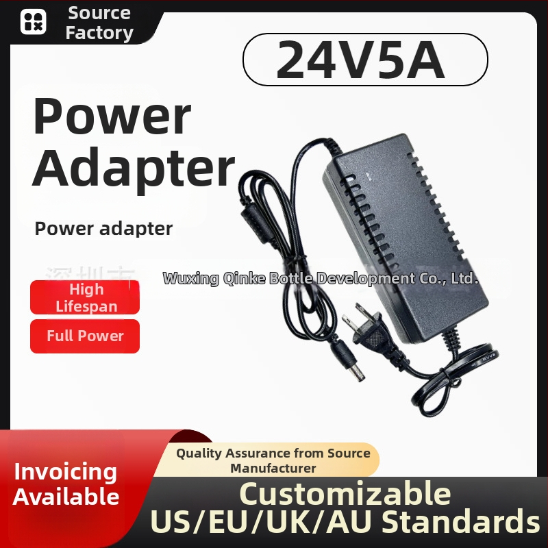 DC napájací adaptér 24V 5A pre čistič vody, vodnú pumpu, LED pás pre akvárium a nebulizátor