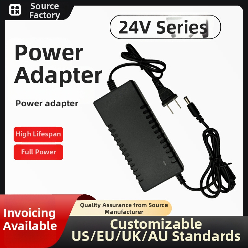 DC napájací adaptér 24V 5A pre čistič vody, vodnú pumpu, LED pás pre akvárium a nebulizátor